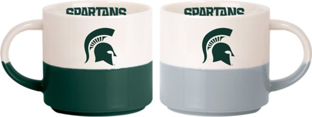 Michigan State University 15 oz. Stackable Mug Set