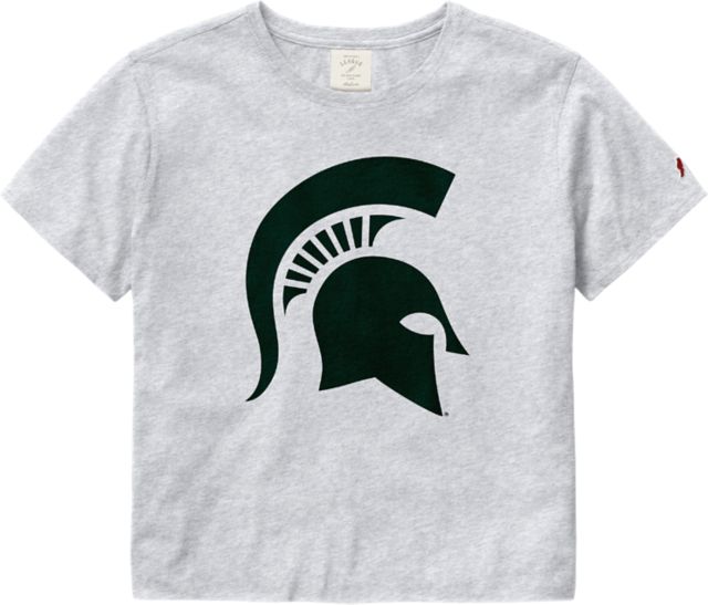 Michigan State University Spartans Women's Cropped Short Sleeve T-Shirt