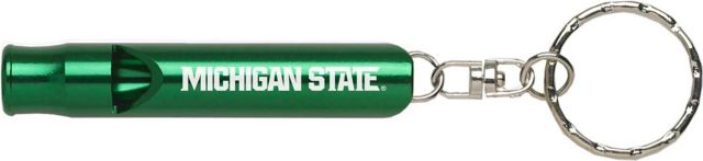 Michigan State University Whistle Keychain