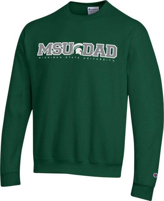 Michigan State University Spartans Dad Crewneck Sweatshirt