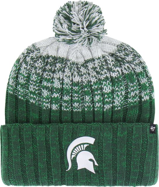 Michigan State University Cuff Pom Beanie