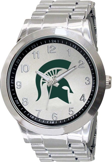 Michigan State University 44mm Men's Stainless Steel Watch