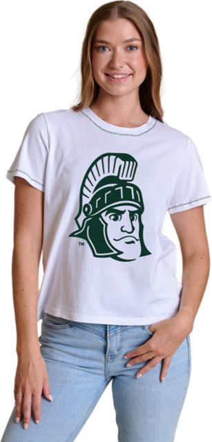 Michigan State University Women's Embroidered Short Sleeve T-Shirt