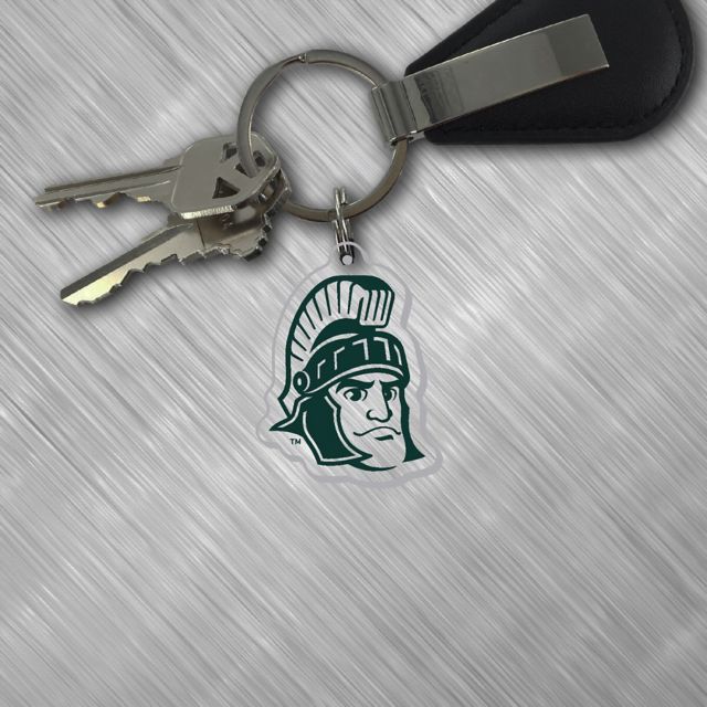 Michigan State University Spartans Keychain