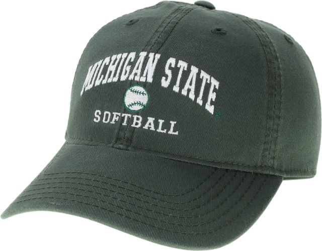 Michigan State University Softball Relaxed Twill Adjustable Hat