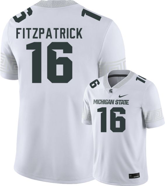 Men's Nike White Michigan State Spartans Replica College Hockey Jersey Size: Medium