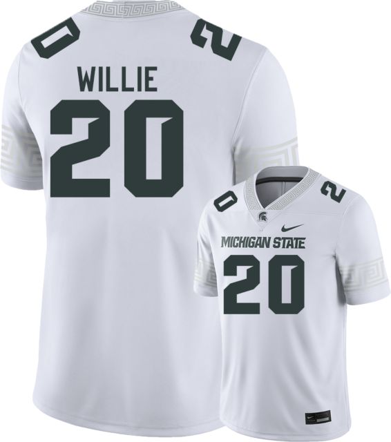 Men's Nike White Michigan State Spartans Replica Baseball Jersey