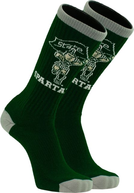 Michigan State University Spartans Crew Socks