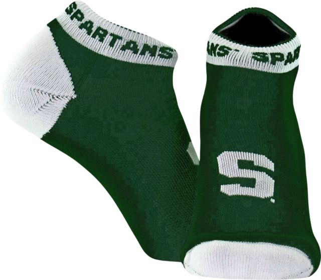 Michigan State University Low Cut Socks