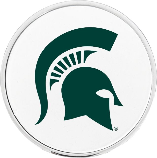 Michigan State University Spartans Circle Adhesive Emblem