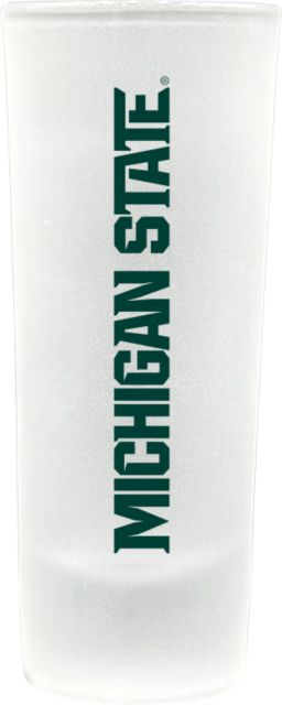 Michigan State University Frosted Collector's Glass