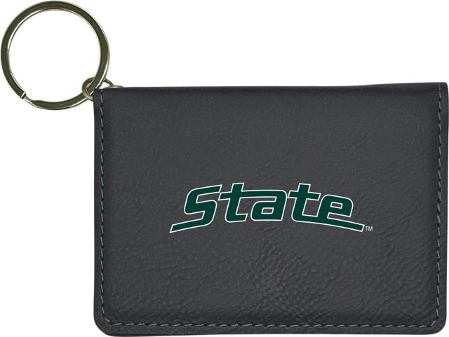 Michigan State University Leather ID Holder