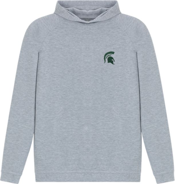Michigan State University Waffle Hooded Long Sleeve T-Shirt