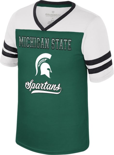 Michigan State University Spartans Youth Girls Bling Short Sleeve T-Shirt