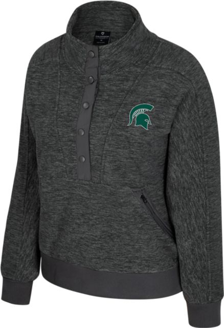 Michigan State University Les Deux Comperes 1/2 Snap Jacket