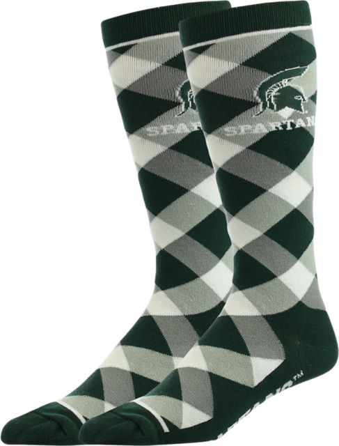 Michigan State University Spartans Dress Socks