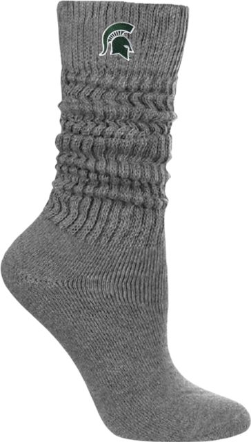 Michigan State University Women's Spartans Scrunch Sock