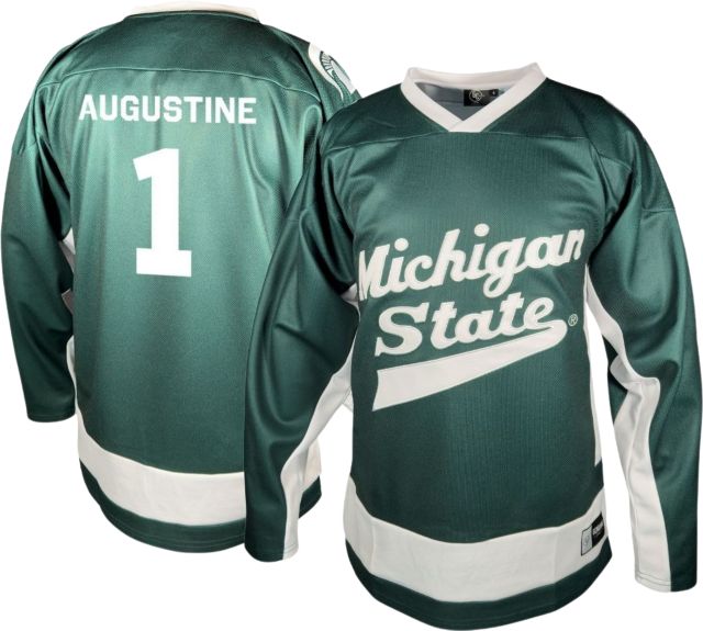 Michigan State University #1 Augustine Replica Hockey Jersey