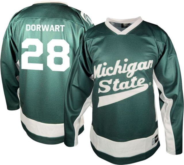 Michigan State University #28 Dorwart Replica Hockey Jersey