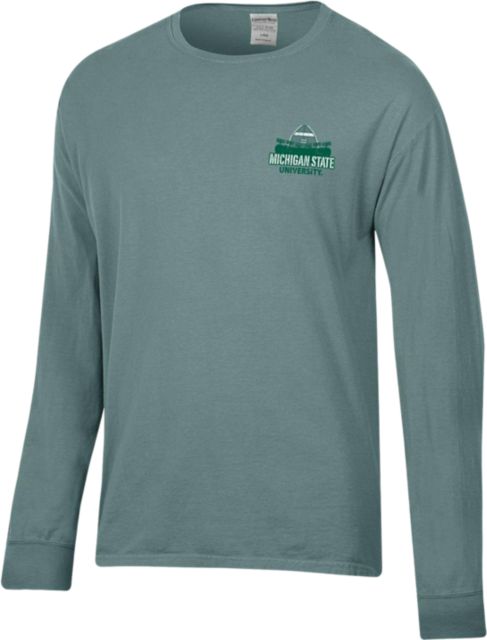 Michigan State University Football Spartans Long Sleeve T-Shirt