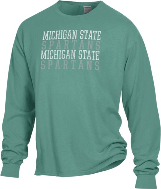 Michigan State University Garment Dyed Long Sleeve Tee - ONLINE ONLY