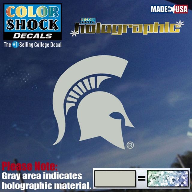 MICHIGAN STATE UNIVERSITY SPARTANS Holographic Decal