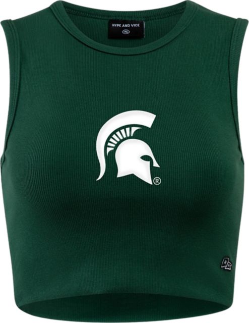 Michigan State University Spartans Women's Cut Off Tank Top