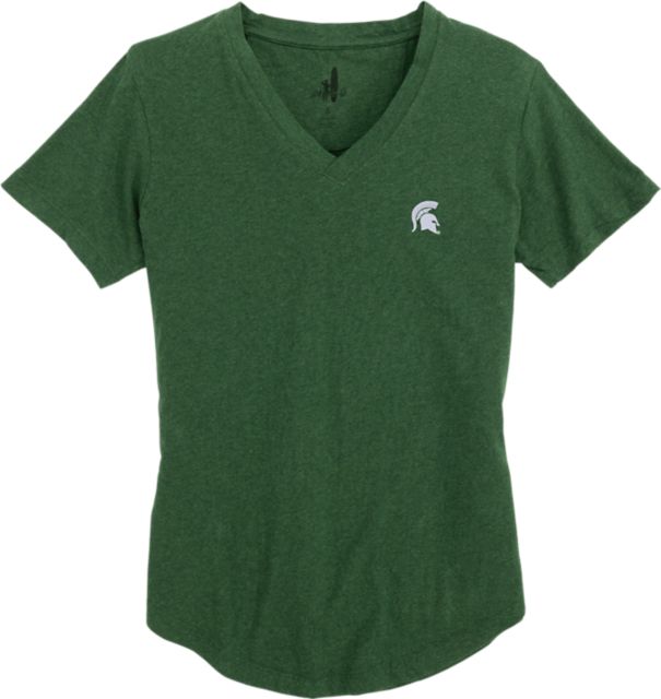 Michigan State University Spartans Women's Meredith V-Neck T-Shirt