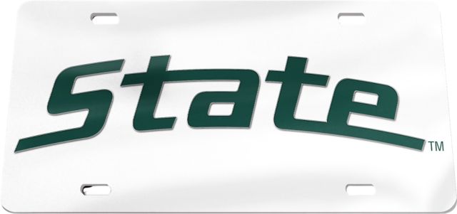 Michigan State University License Plate