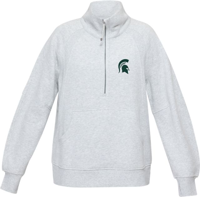 Michigan State University Women's Scuba Oversized Funnel Neck 1/2 Zip