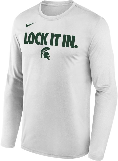 Michigan State University Basketball Long Sleeve Bench T-Shirt