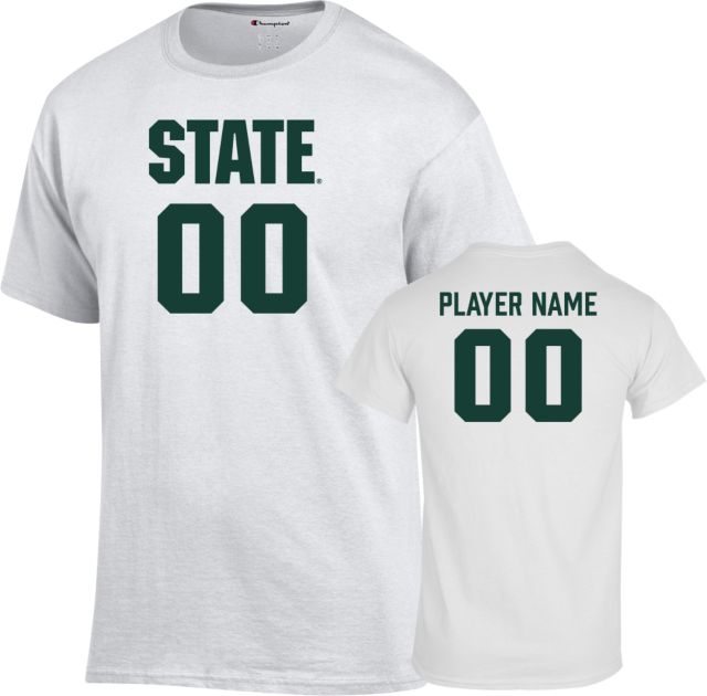 Michigan State Men's Basketball Player Name Short Sleeve T-Shirt - ONLINE ONLY