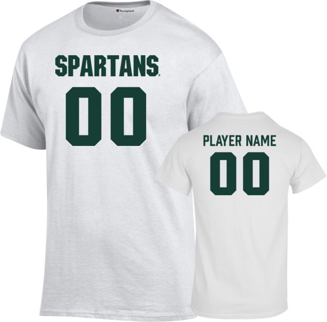 Michigan State Women's Basketball Player Name Short Sleeve T-Shirt - ONLINE ONLY