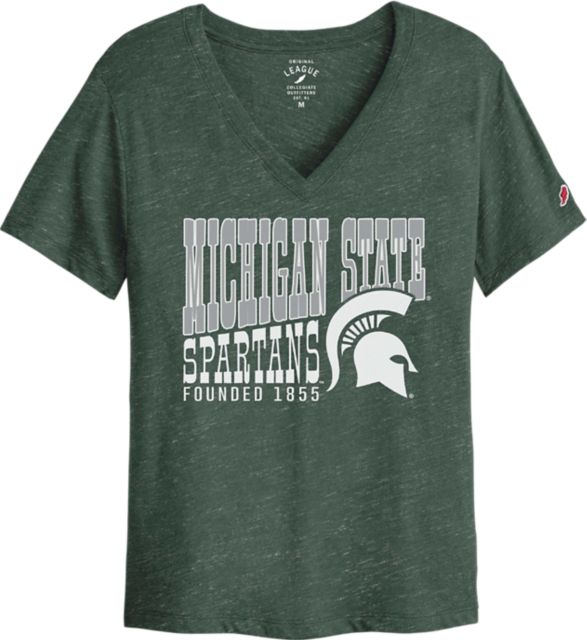 Michigan State University Women's V-Neck Short Sleeve T-Shirt
