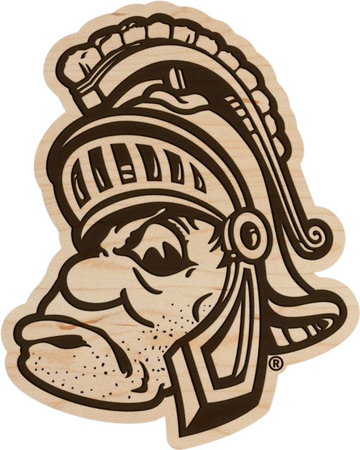 Michigan State University Wood Magnet