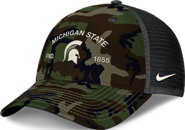 Michigan State University Spartans Military Appreciation Rise Structured Trucker Cap