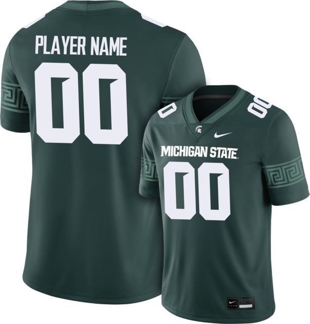 Michigan State University Football Player Name Replica Jersey