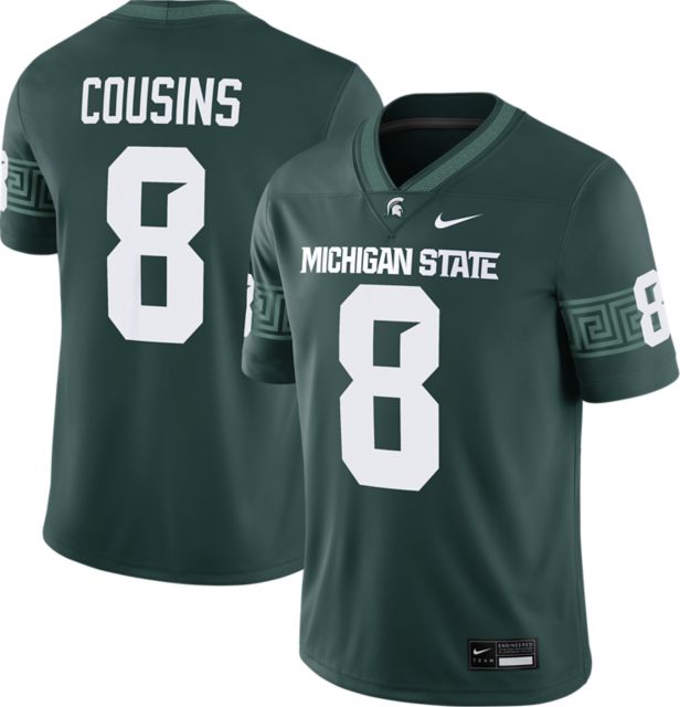 Michigan State University Spartans Football #8 Kirk Cousins Replica Jersey