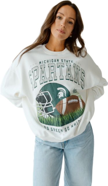 Michigan State University Women's Oversized Crewneck Sweatshirt