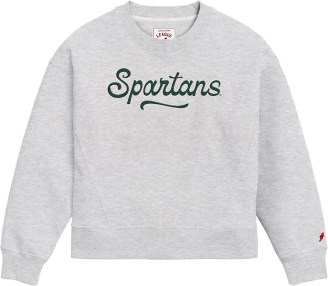 Michigan State University Spartans Women's Boxy Crewneck Sweatshirt
