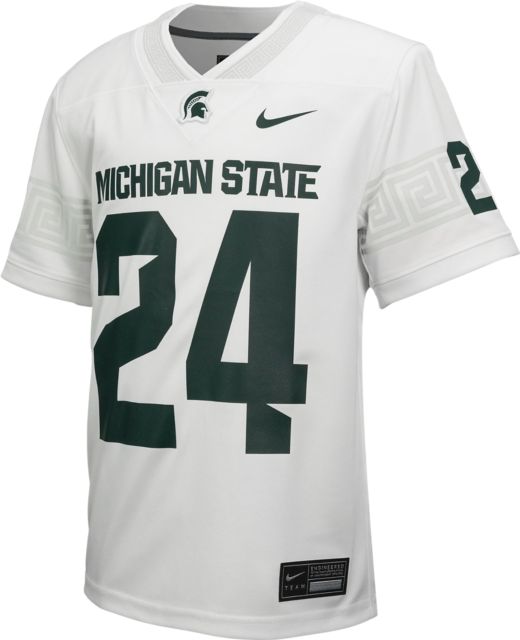 Michigan State University Youth #1 Replica Football Jersey