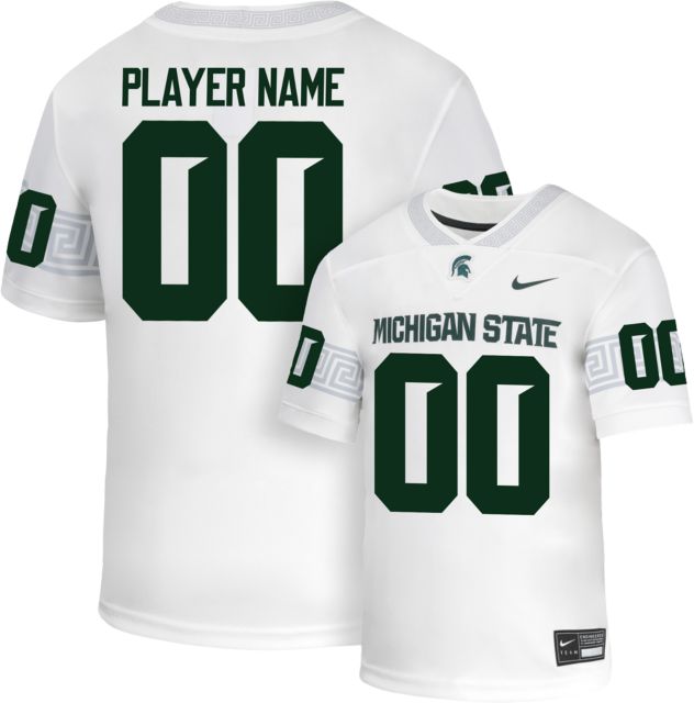 Michigan State University Football Player Name Youth Replica Jersey