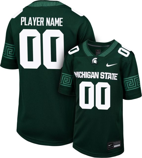 Michigan State Football Nike Youth Player Name Replica Jersey