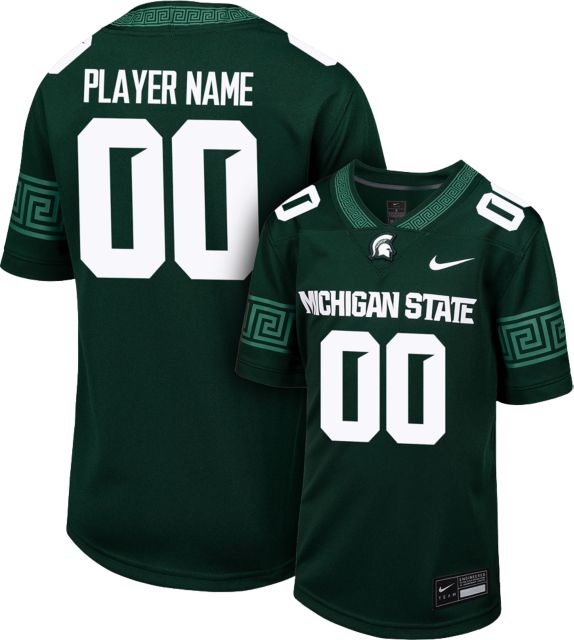 Michigan State University Football Player Name Youth Replica Jersey