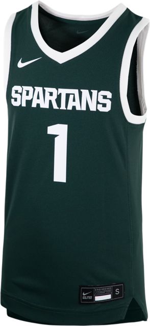 Michigan State University Basketball #1 Youth Replica Jersey