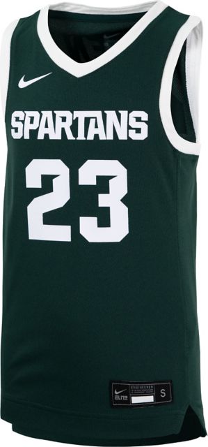 michigan state youth basketball jersey