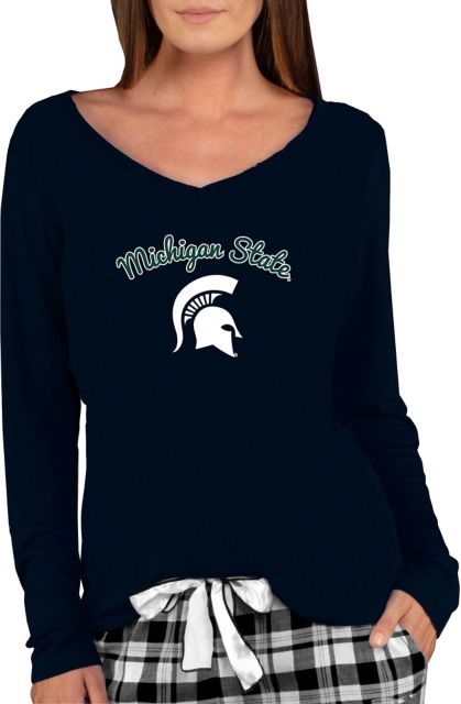 Michigan State University Women's Marathon Long Sleeve V-Neck T-Shirt - ONLINE ONLY