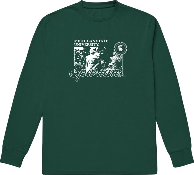 Michigan State University Spartans Ringer Long Sleeve T-Shirt