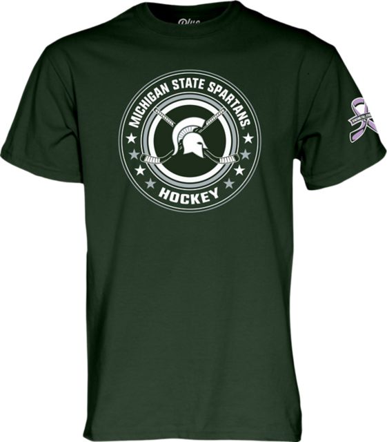 Michigan State University Spartans Hockey Full Strength Short Sleeve T-Shirt