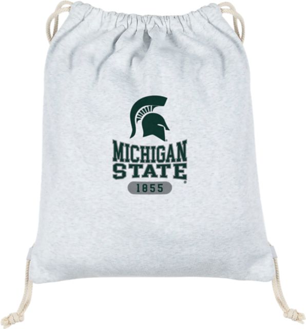 Michigan State University Spartans Sweatshirt Drawstring Bag